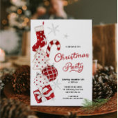 Invitation Fête de Noël moderne