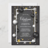 Invitation Fête de Noël moderne (Devant)