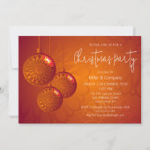Invitation Fête de Noël Moderne Chic Entreprise (Devant)