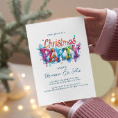 Invitation Fête de Noël moderne et élégant