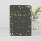 Invitation Fête de Noël moderne et joyeuse (Debout devant)