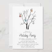 Invitation Fête de Noël moderne et simple (Devant)