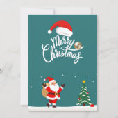 Invitation Fête de Noël modifiable (Devant)