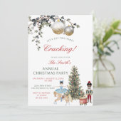 Invitation Fête de Noël Nutcracker Friendsmas Holiday (Debout devant)
