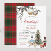Invitation Fête de Noël Nutcracker Friendsmas Holiday (Devant / Derrière)