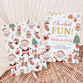 Invitation Fête de Noël Oh Quel Plaisir
