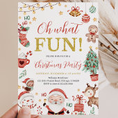 Invitation Fête de Noël Oh Quel Plaisir