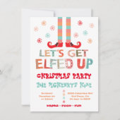 Invitation Fête de Noël, on se laisse aller (Devant)