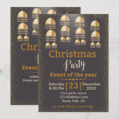 Invitation Fête de Noël Orientale (Devant / Derrière)