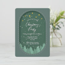 Fête de Noël Papercut Forêt de Verdure Hivernale