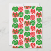 Invitation Fête de Noël PEU DOUCE FÊTE FÊTE SUR MESURE (Dos)