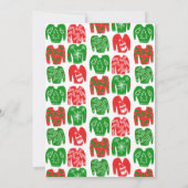 Invitation Fête de Noël PEU DOUCE FÊTE FÊTE SUR MESURE (Dos)