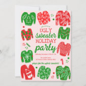 Invitation Fête de Noël PEU DOUCE FÊTE FÊTE SUR MESURE (Devant)