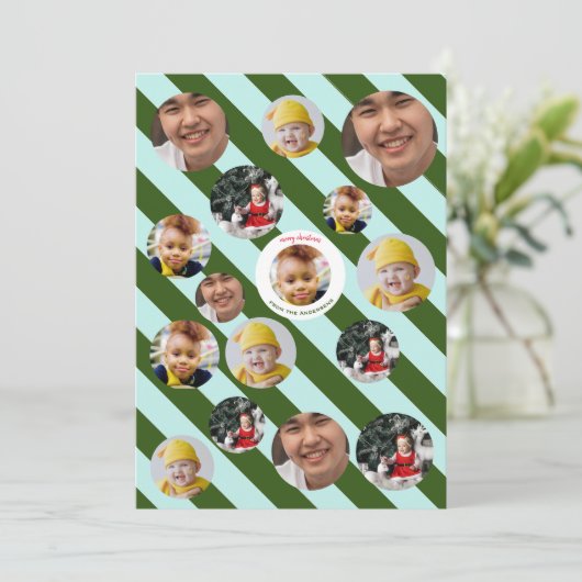 Invitation Fête de Noël 🎄 photo personnalisée (Debout devant)