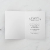 Invitation Fête de Noël portugaise avec coq (Intérieur)
