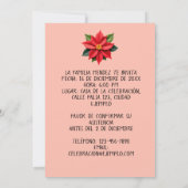 Invitation Fête de Noël Posada (Dos)