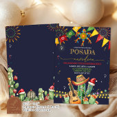 Invitation Fête de Noël Posada Navidena Cactus