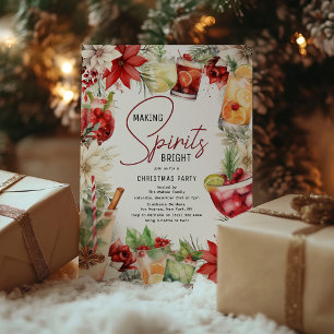 Invitation Fête de Noël pour Éclairer les Esprits