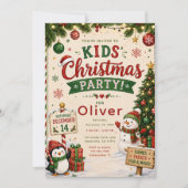 Invitation Fête de Noël pour enfants (Devant)
