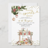 Invitation Fête de Noël pour illuminer les esprits (Devant)