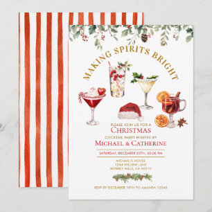 Invitation Fête de Noël pour illuminer l'esprit