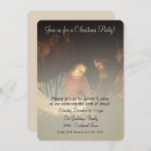 Invitation Fête de Noël pour Jésus (Devant / Derrière)