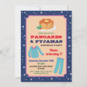 Invitation Fête de Noël pour l'anniversaire de Pancakes & Pyj (Devant)