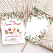 Invitation Fête de Noël pour les spiritueux