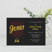 Invitation Fête de Noël POUR NOUS (Debout devant)