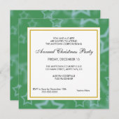 Invitation Fête de Noël professionnelle (Devant / Derrière)