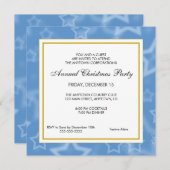 Invitation Fête de Noël professionnelle (Devant / Derrière)