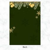 Invitation Fête de Noël Reindeer & Snowflakes