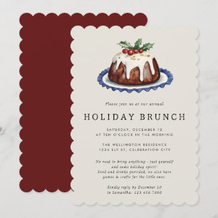 Invitation Fête de Noël Repas de fête de Noël Brunches de Noë