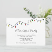 Invitation Fête de Noël Retro (Debout devant)