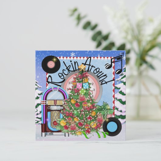 Invitation Fête de Noël Rocking - SRF (Debout devant)