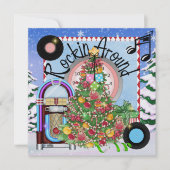 Invitation Fête de Noël Rocking - SRF (Devant)