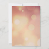 Invitation Fête de Noël rose pâle de l'arbre de Macaron (Dos)