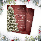 Invitation Fête de Noël Russe Compagnie Rouge