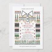 Invitation Fête de Noël scandinave moderne (Devant)