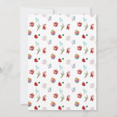 Invitation Fête de Noël simple et colorée (Dos)