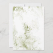 Invitation Fête de Noël Simple Modern Wath (Dos)