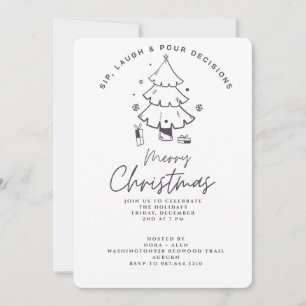 INVITATION FÊTE DE NOËL SIP, RIEN & PRENDRE DES DÉCISIONS