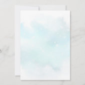 Invitation Fête de Noël Snowman Baby shower (Dos)