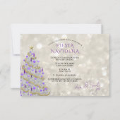 Invitation Fête de Noël Sophistiquée (Devant)