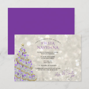 Invitation Fête de Noël Sophistiquée
