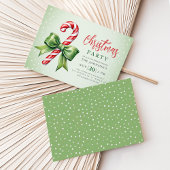 Invitation Fête de Noël sucre de canne