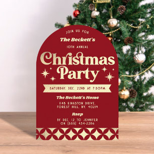 Invitation Fête de Noël Super