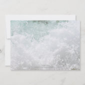 Invitation Fête de Noël sur la plage (Dos)