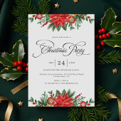 Invitation Fête de Noël Vacances de verdure
