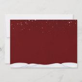 Invitation Fête de Noël Voiture Vintage (Dos)